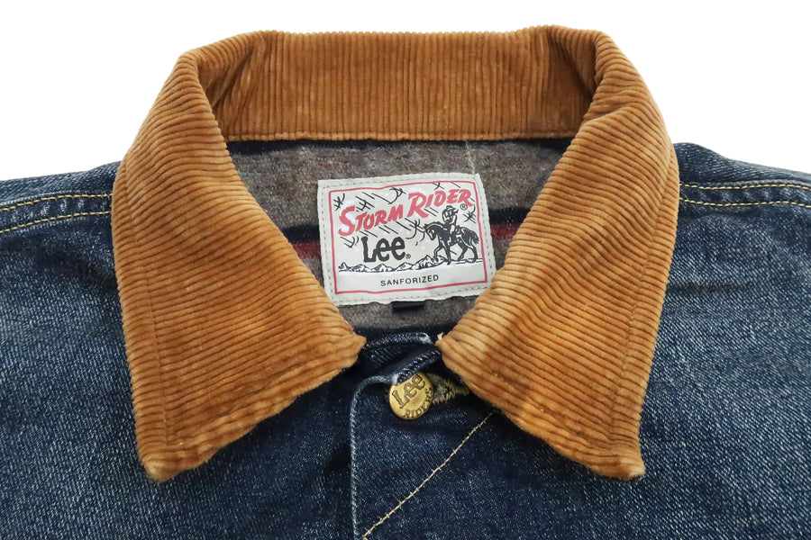 Vintage Lee Storm Rider Denim Blanket Lined Jacket Equestrian Patch Sz 36 -  Etsy | Line jackets, Denim blanket, Denim jacket men